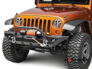 Jeep Wrangler JK Elite Pivotal Headlight Euro Guards - Raw Aluminum Jeep Wrangler JK Elite Pivotal Headlight Euro Guards - Raw Aluminum